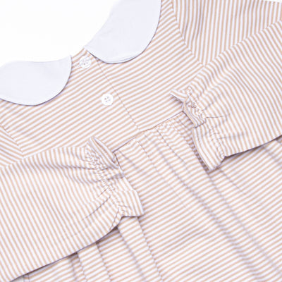 Olivia Legging Set, Tan Stripe