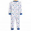Down Field Dreamer Bamboo Pajama Set, Blue