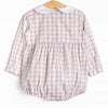 Noah's Ark Smocked Bubble, Tan