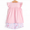 Ocean Floor Friends Short Set, Pink