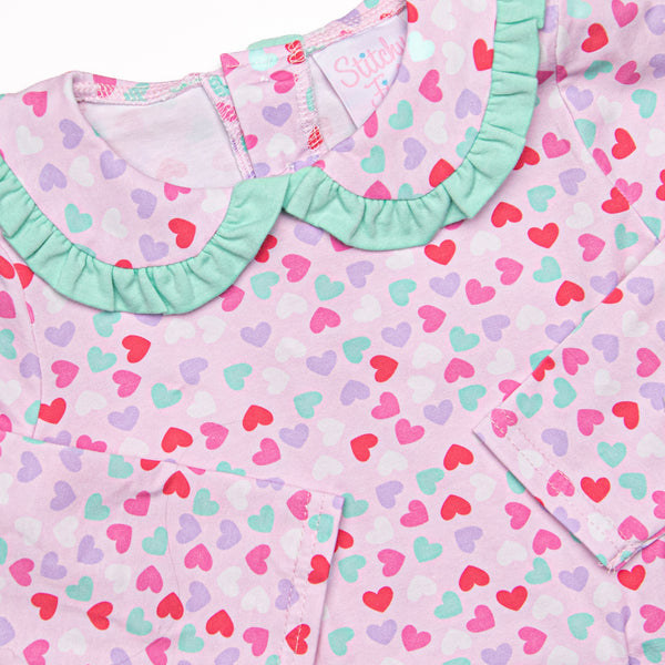 Heart Sprinkles Bubble, Mint