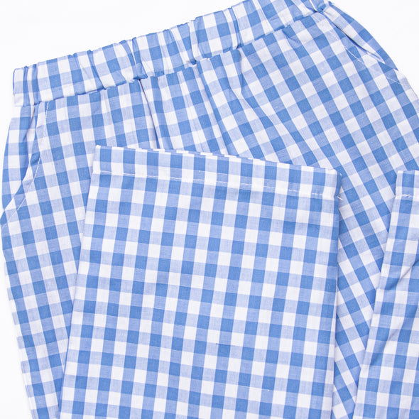 Pine Pickup Applique Pant Set, Blue