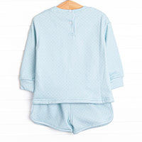 Polka Dot Play Short Set, Green