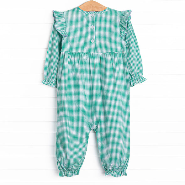 Sea Green Sky Romper, Green