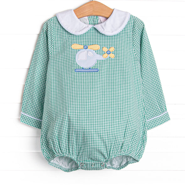 Ride in the Sky Applique Bubble, Green