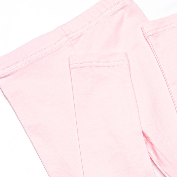 Berry Bows Scalloped Collar Legging Set, Pink