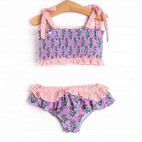 On the Coast Carnation Bikini, Purple