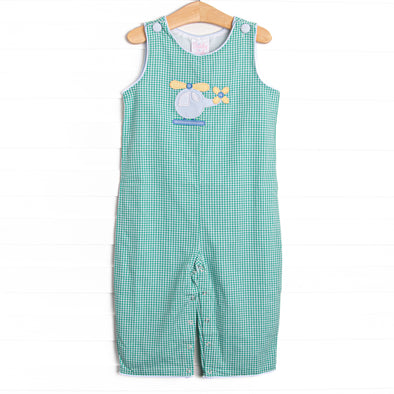 Ride in the Sky Applique Jon Jon, Green