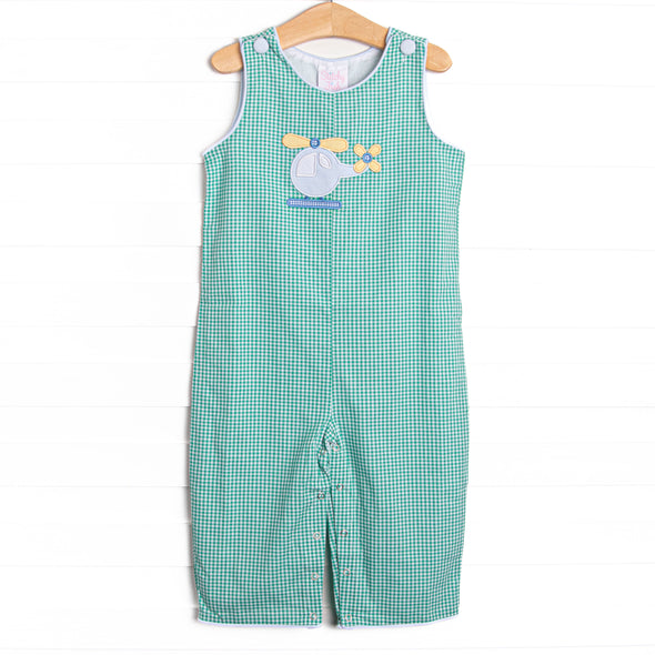 Ride in the Sky Applique Jon Jon, Green