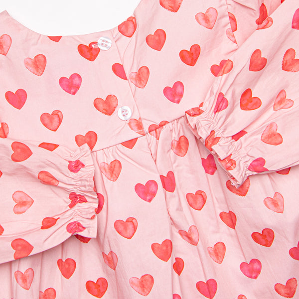 Cross My Heart Cutie Dress, Pink