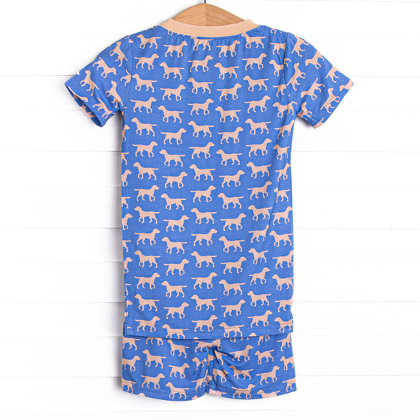 Caring Companion Bamboo Pajama Short Set, Blue