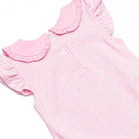 Giddy-Up Gallop Applique Bubble, Pink Stripe