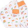 Down Field Dreamer Bamboo Pajama Set, Orange