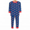 Sound the Alarm Bamboo Pajama Set, Blue