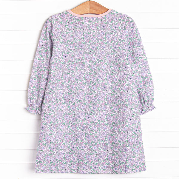 Lovely Lilacs Dress, Purple