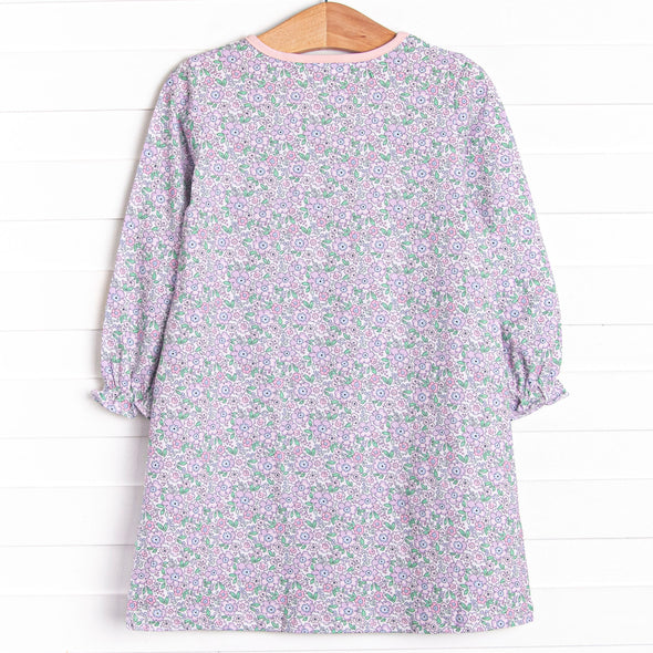 Lovely Lilacs Dress, Purple