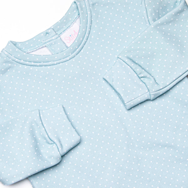 Polka Dot Play Short Set, Green