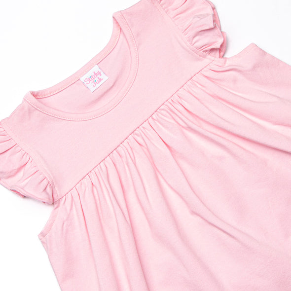 Ocean Floor Friends Short Set, Pink