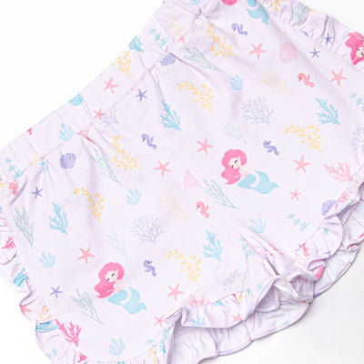 Ocean Floor Friends Short Set, Pink