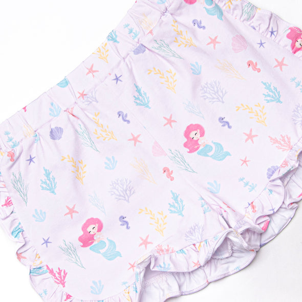 Ocean Floor Friends Short Set, Pink