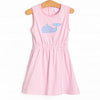 Make a Splash Applique Dress, Pink