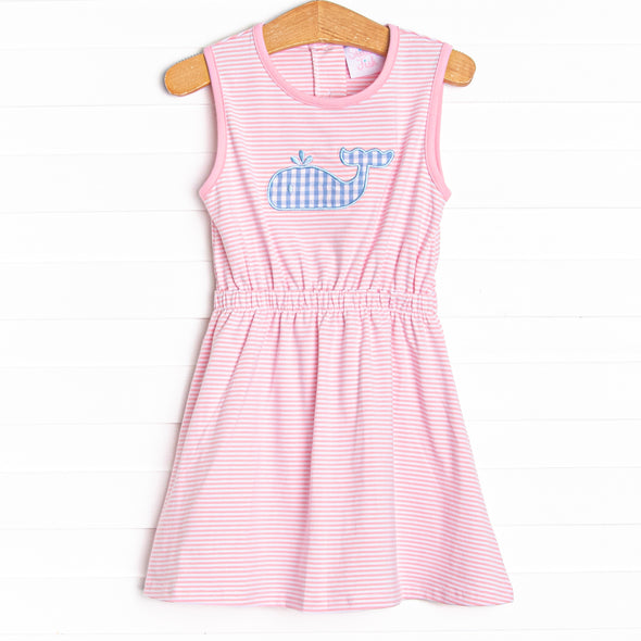 Make a Splash Applique Dress, Pink