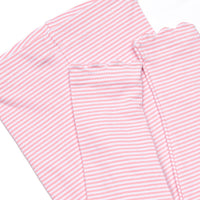 Berry Bows Applique Legging Set, Pink
