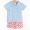 Pick of the Picnic Short Set, Blue
