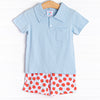 Pick of the Picnic Short Set, Blue