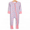 Sleepy Sapphire Bamboo Zippy Pajama, Pink