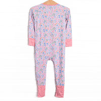 Sleepy Sapphire Bamboo Zippy Pajama, Pink