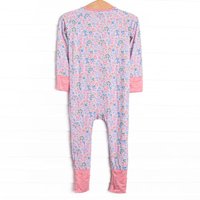 Sleepy Sapphire Bamboo Zippy Pajama, Pink