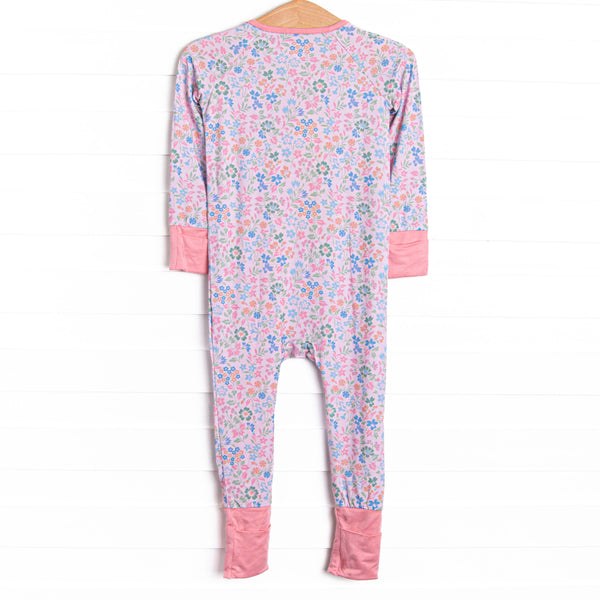 Sleepy Sapphire Bamboo Zippy Pajama, Pink