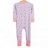 Sleepy Sapphire Bamboo Zippy Pajama, Pink
