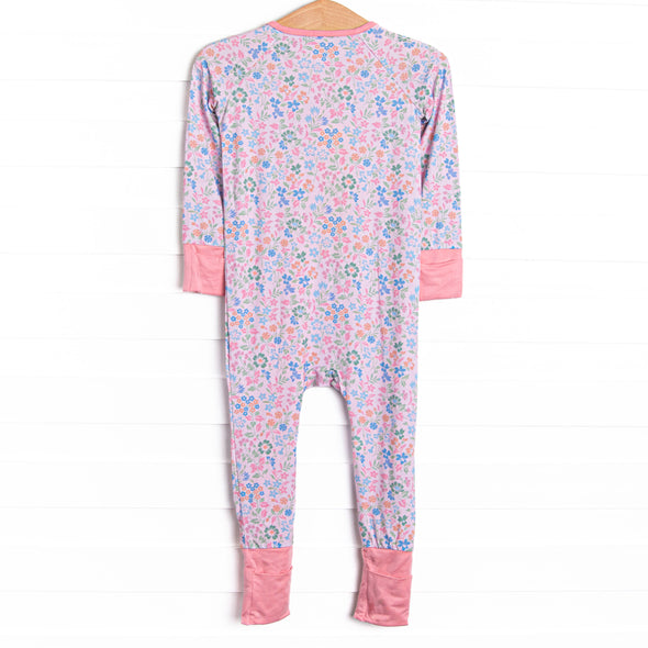 Sleepy Sapphire Bamboo Zippy Pajama, Pink
