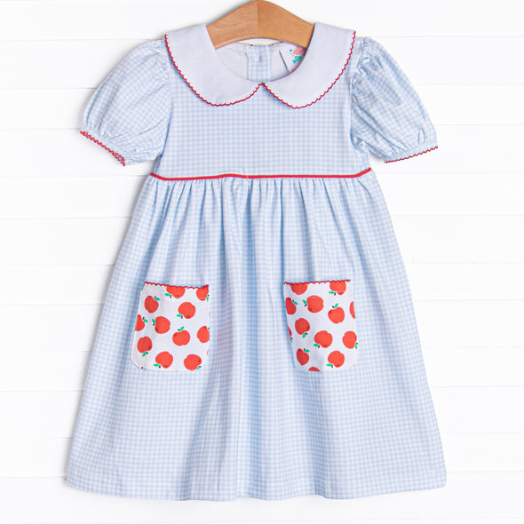 Pick of the Picnic Pocket Dress, Blue