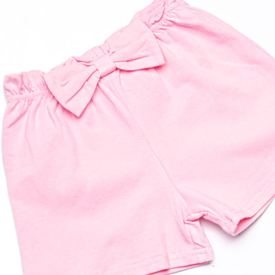 Giddy-Up Gallop Applique Short Set, Pink Stripe