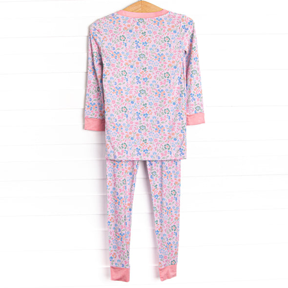 Sleepy Sapphire Bamboo Pajama Set, Pink