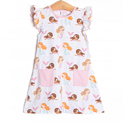 Siren Song Pocket Dress, Pink