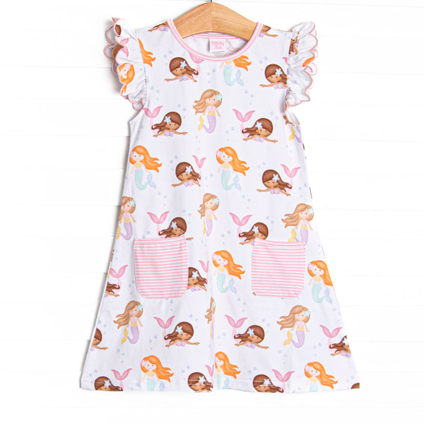 Siren Song Pocket Dress, Pink