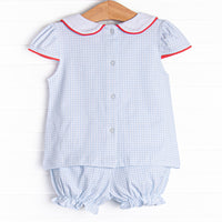 Pick of the Picnic Bloomer Set, Blue