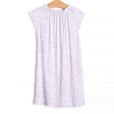 Tangled Up in Toile Bamboo Night Gown, Pink