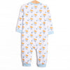 Pumpkin Pickup Romper, Blue