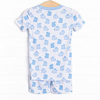 Hippity Hoppity Bamboo Pajama Short Set, Blue