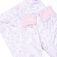 Tangled Up in Toile Bamboo Pajama Set, Pink