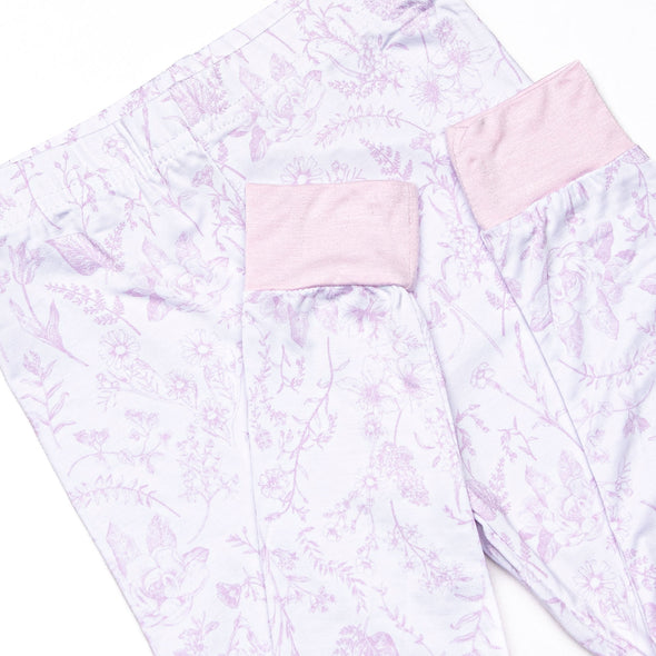 Tangled Up in Toile Bamboo Pajama Set, Pink