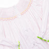 Dino Parade Smocked Dress, Pink