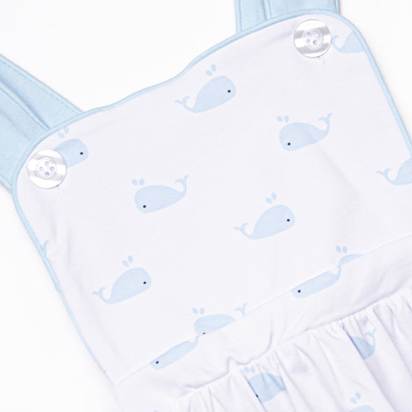 Whale Watch Sunsuit, Blue