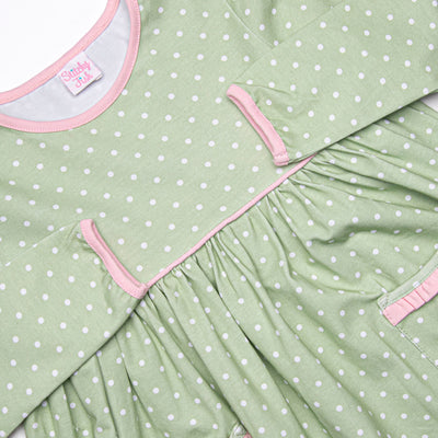 Sweet Pea Pocket Dress, Green