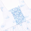 Whale Watch Dress, Blue